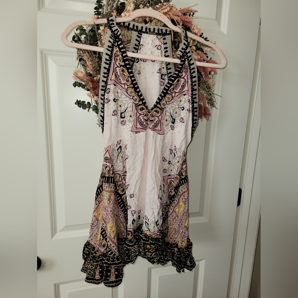 Free People Steal The Sun Printed Tunic Dress - Picture 2 of 3